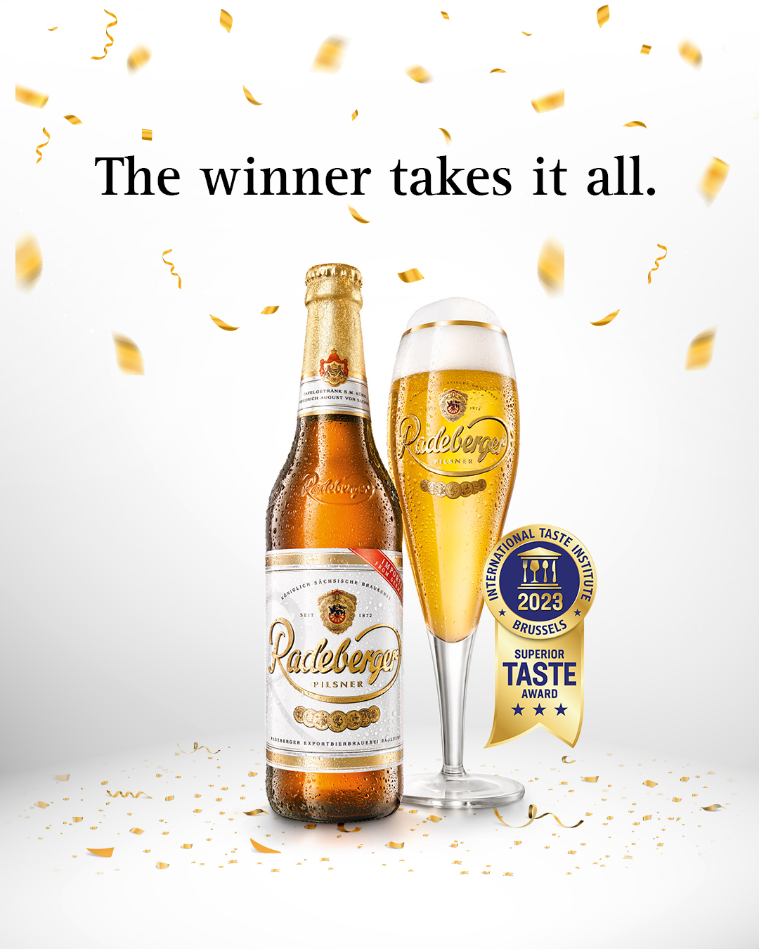 ��������� ������� �������� � ����������� ���� Radeberger Pilsner